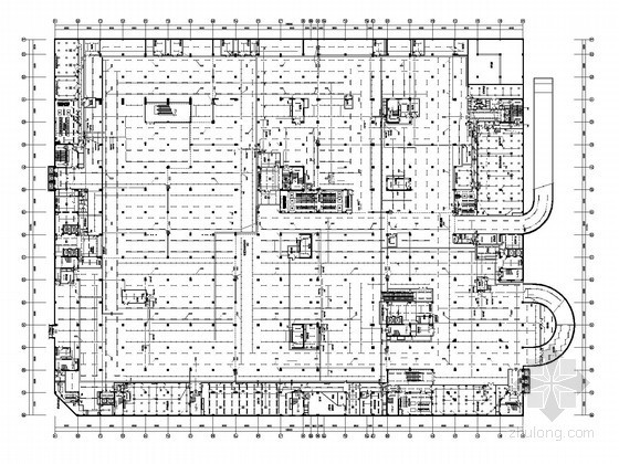 西安电力施工资料下载-[西安]知名商业综合体强电系统施工图纸（配电全）