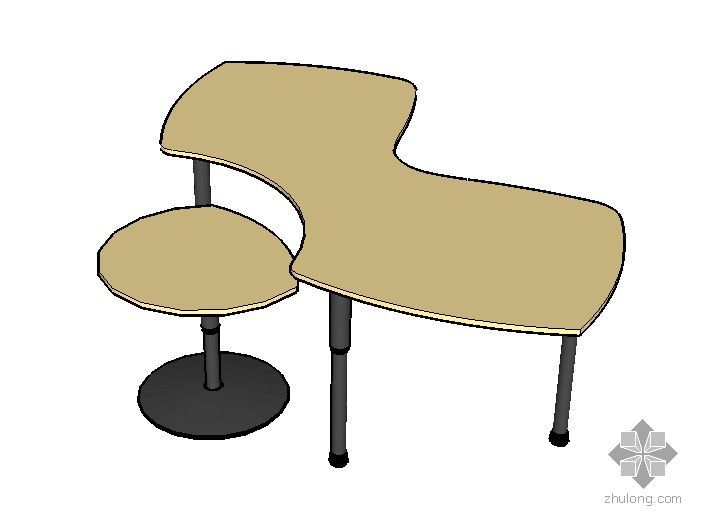 skp模型桌椅资料下载-桌子