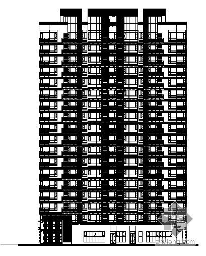 长春建筑设计资料下载-长春上东区一期住宅楼及地下人防工程建筑设计施工图