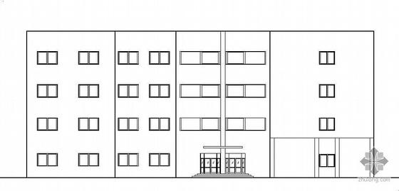 景区观景平台图纸资料下载-某景区四层小型办公楼设计结构设计方案(毕业设计)