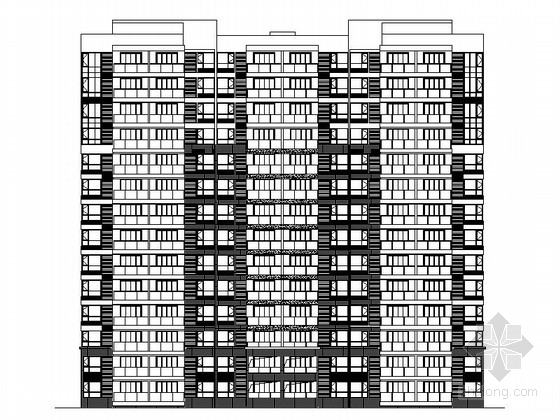 广场项目施工资料下载-[上海]某知名广场住宅项目建筑施工图