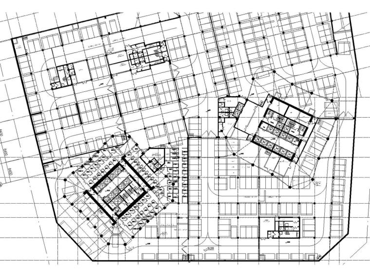 [北京]20万平米超高层综合体全套强弱电图纸（变电所、弱电机房）-接地平面总图.jpg