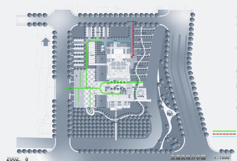 [浙江]现代简洁型大剧院建筑设计方案文本（含CAD及psd格式文件）-现代简洁型大剧院建筑