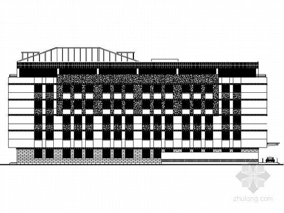 卫生所建筑图资料下载-[北京]某六层卫生监督所办公楼建筑施工图