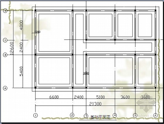 [新手入门]混凝土工程量清单计价基础知识PPT讲义(含现场清晰图 102页)-基础平面图 