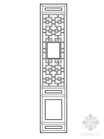 模块插头资料下载-CAD古门模块（二）