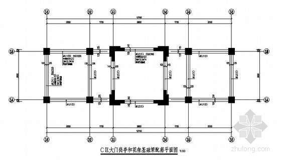 景观设计景愿资料下载-广东某区景观设计结构施工图（景亭、景桥、廊架）