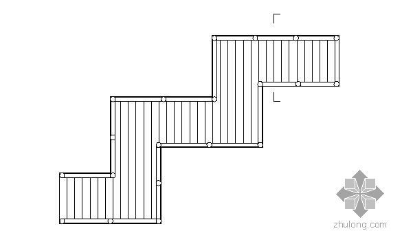 木桥施工图资料下载-折线形木桥施工图