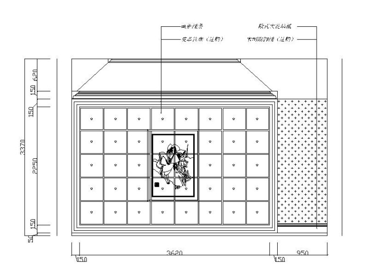 [合肥]奢华大气欧式高档别墅室内设计CAD施工图-10