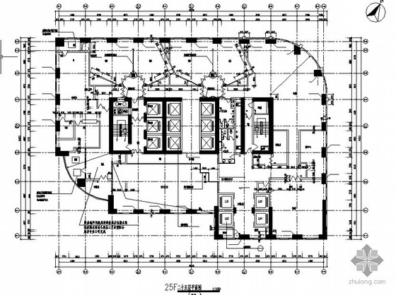 [重庆]某凯悦大酒店建筑结构施工图（A、B两塔楼及裙房）- 