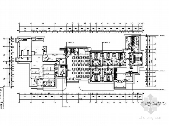 现场治安管理资料下载-[东莞]五星级商务酒店高档治安管理楼室内CAD装修施工图
