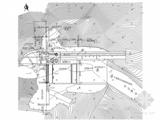 重力坝可研设计资料下载-[黑龙江]水电站工程施工图(94张 重力坝 冲沙闸)