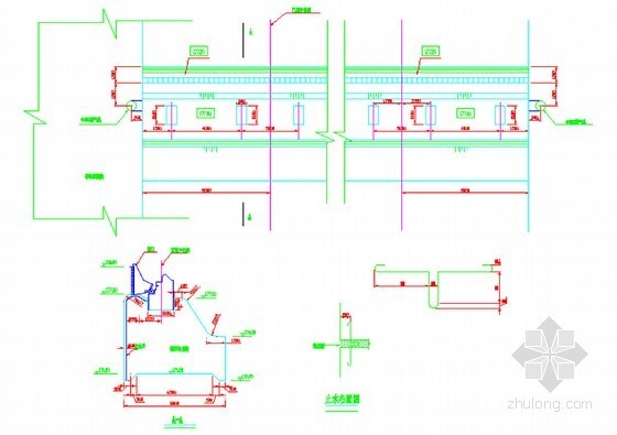 [江西]小型水电站工程可行性研究报告（含CAD图74张）-大坝横断面图（翻板坝方案） 