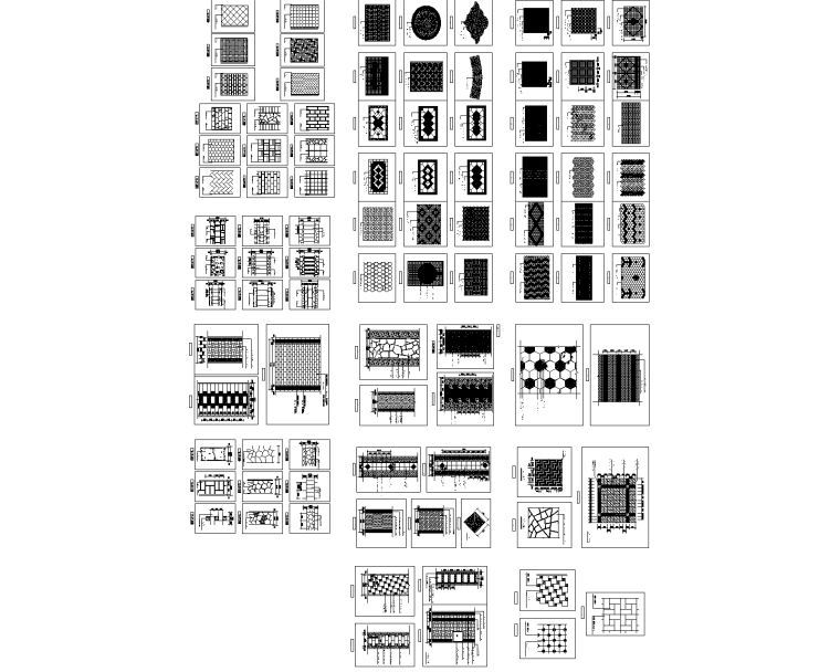 园林景观CAD专用图块大集合（植物，铺装，-6