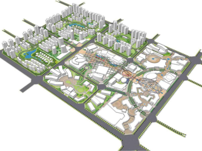 水街概念性规划设计方案资料下载-[四川]成都西部文化产业园概念规划设计方案文本