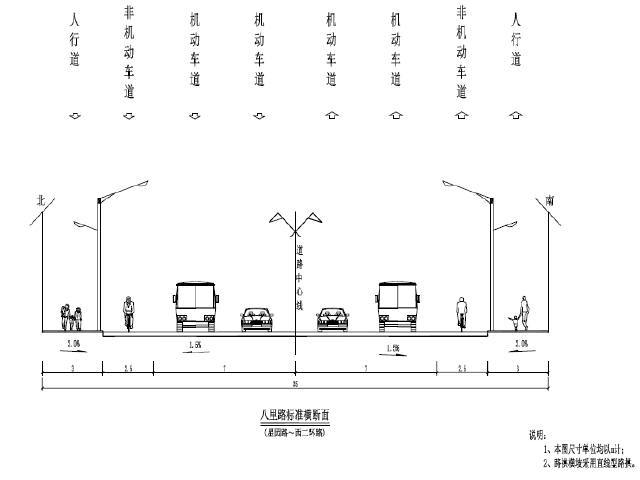 25m宽市政绿化施工图资料下载-含25m预应力小箱梁桥市政道路施工图设计（给排水、交通照明绿化）