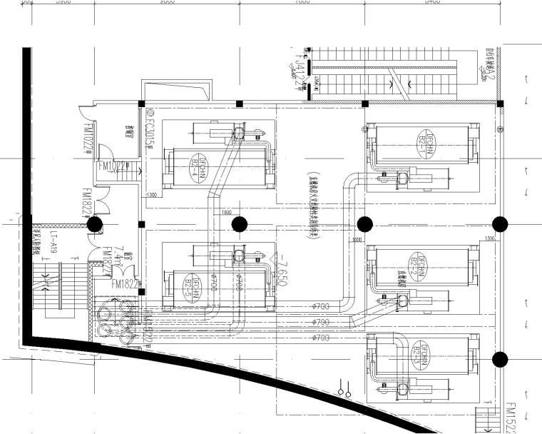 商业建筑面积计算资料下载-[上海]合生广场地下暖通施工图纸