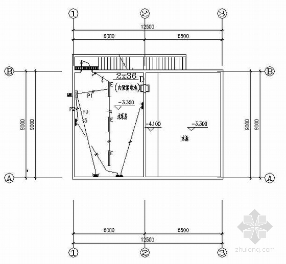 地下水泵房电气资料下载-小区集中泵房电气全套施工图