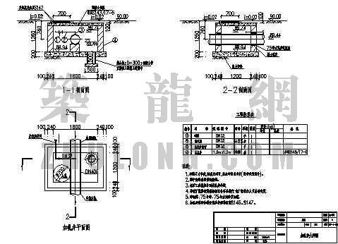 表井大样图资料下载-广东某水厂GY-1-06加氯井大样图