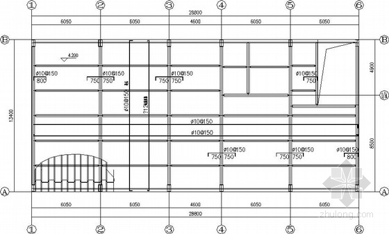 两层钢框架办公楼结构施工图- 