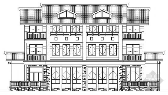 西湖周边建筑规范资料下载-西湖某别墅建筑设计方案（2）