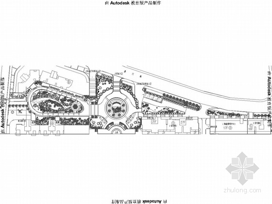 小区围墙铁艺施工图资料下载-[福建]高档宜居小区景观工程施工图