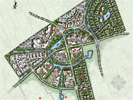 artdeco风格商务资料下载-[四川]西南主题旅游商贸城概念规划设计