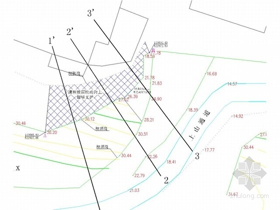 喷锚支护图CAD资料下载-[浙江]锚喷支护边坡治理施工图