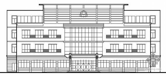 派出所建筑设计案例资料下载-[南昌市公安局]某派出所建筑施工图