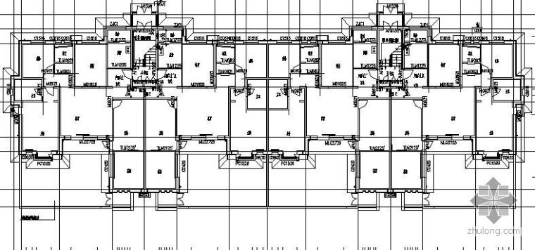 6层公寓设计模型资料下载-某六层公寓空调设计用图