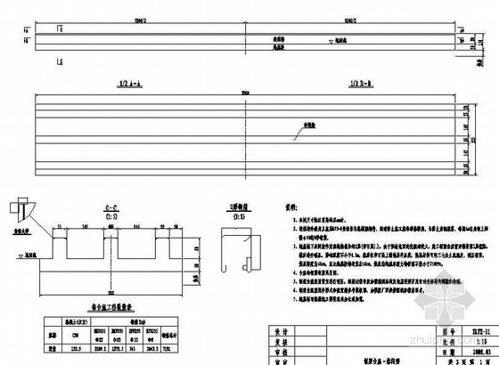 工字梁预制台座施工资料下载-高速铁路某标段制梁场台座结构节点详图设计
