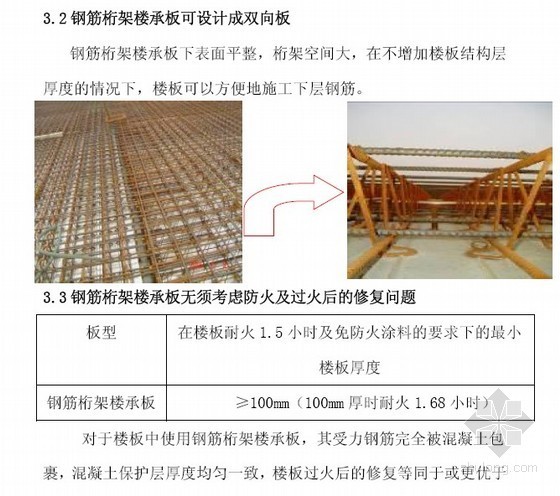 钢筋桁架楼承板应用资料下载-钢筋桁架楼承板方案经济分析(丰富图表)