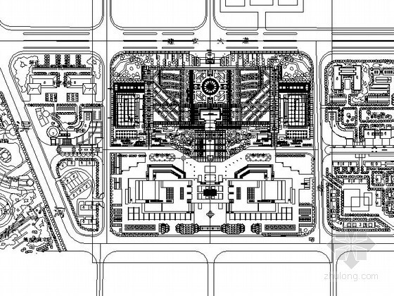 花箱座凳资料下载-[许昌]公园景观工程建施图纸