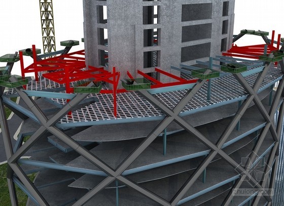 网架结构安装培训资料下载-[北京]筒中筒结构超高层办公塔楼施工组织设计（技术标，1000余页，附图丰富）