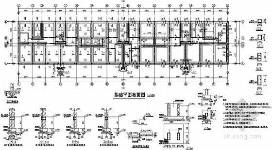 多层带阁楼设计资料下载-[青岛]某六层带阁楼砖混住宅结构设计图