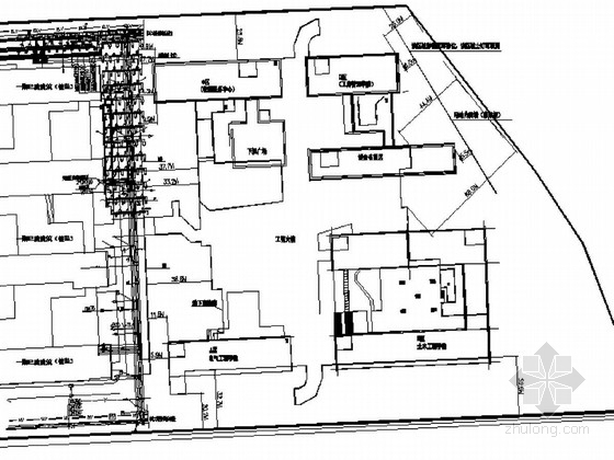 基坑围护设计说明资料下载-[江苏]某大学工管楼基坑围护结构及降水监测设计图