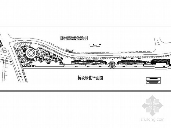 医院绿地景观CAD图资料下载-[浙江]西部滨河绿地景观施工图