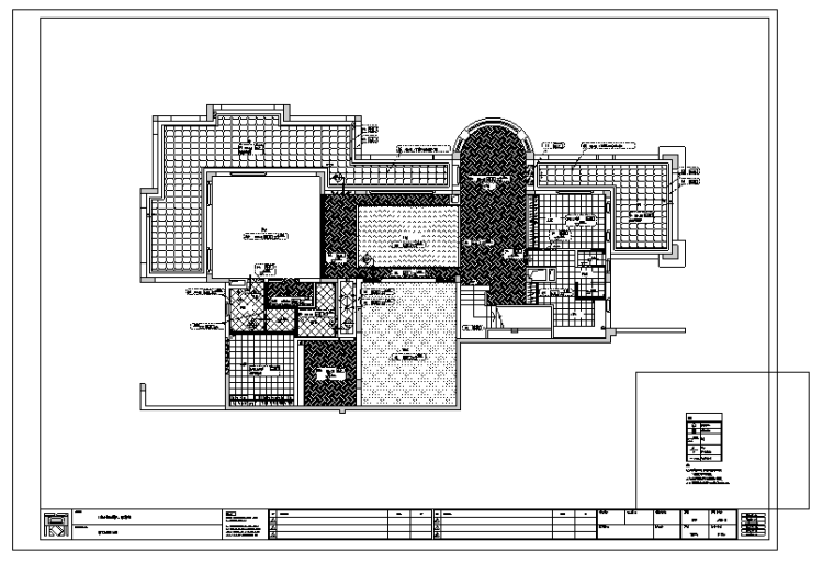 室内设计卧室su资料下载-广州九龙湖意大利风格H5别墅室内设计施工图