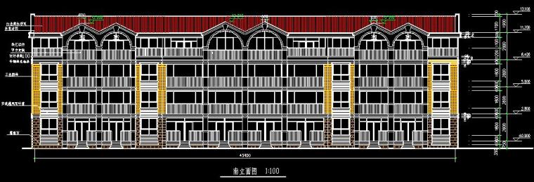龙湾别墅设计方案资料下载-多层现代风格别墅设计方案图纸