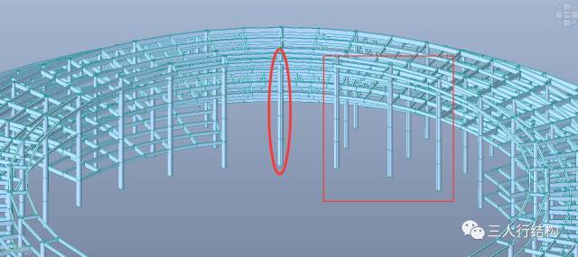 钢结构会展中心项目中穿层柱的设计_3