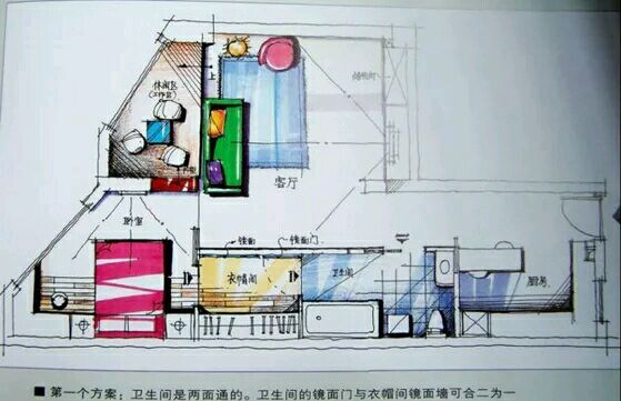 一个平面的7种方案，你觉得那种最合理？-2