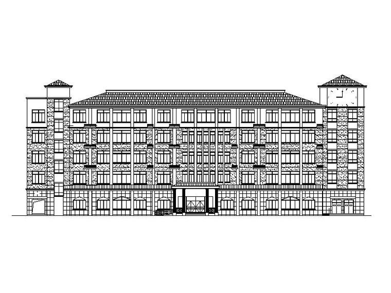 施工图节点绘制资料下载-[浙江]大学简欧风格实验楼施工图