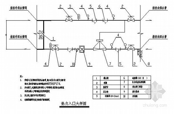 地板采暖大样资料下载-某小区地暖设计图纸