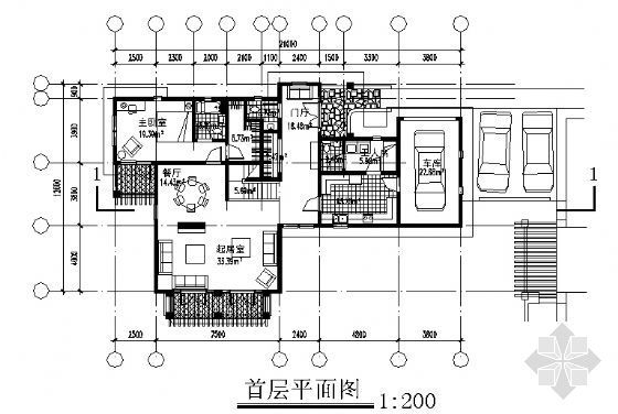 某二层小别墅建筑方案图-3