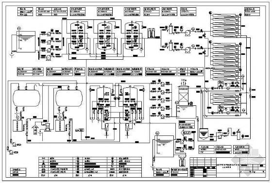 电厂磨煤系统流程图资料下载-100T单级RO+混床除盐水系统工艺流程图