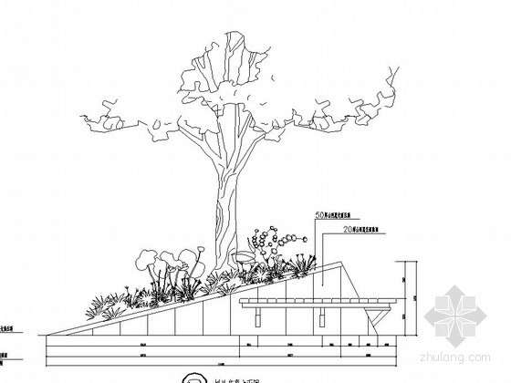 树池施工图与树池报价资料下载-几何造型树池施工图