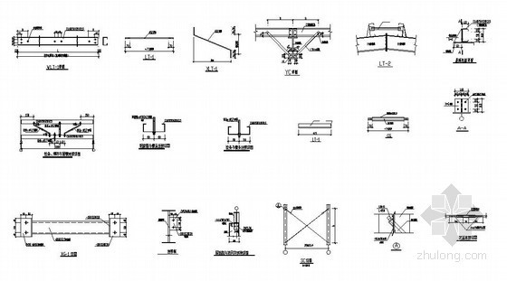 钢结构厂房结构设计图- 