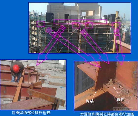 [QC成果]建筑工程提高钢结构高空吊装质量成果汇报(24页 附图)-检查和锚固 