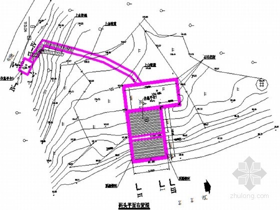 港口客运码头设计案例资料下载-10米宽小型客运码头设计节点详图