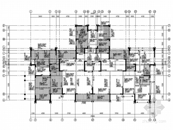 16层住宅楼建筑图纸资料下载-[四川]16层剪力墙结构住宅楼结构施工图
